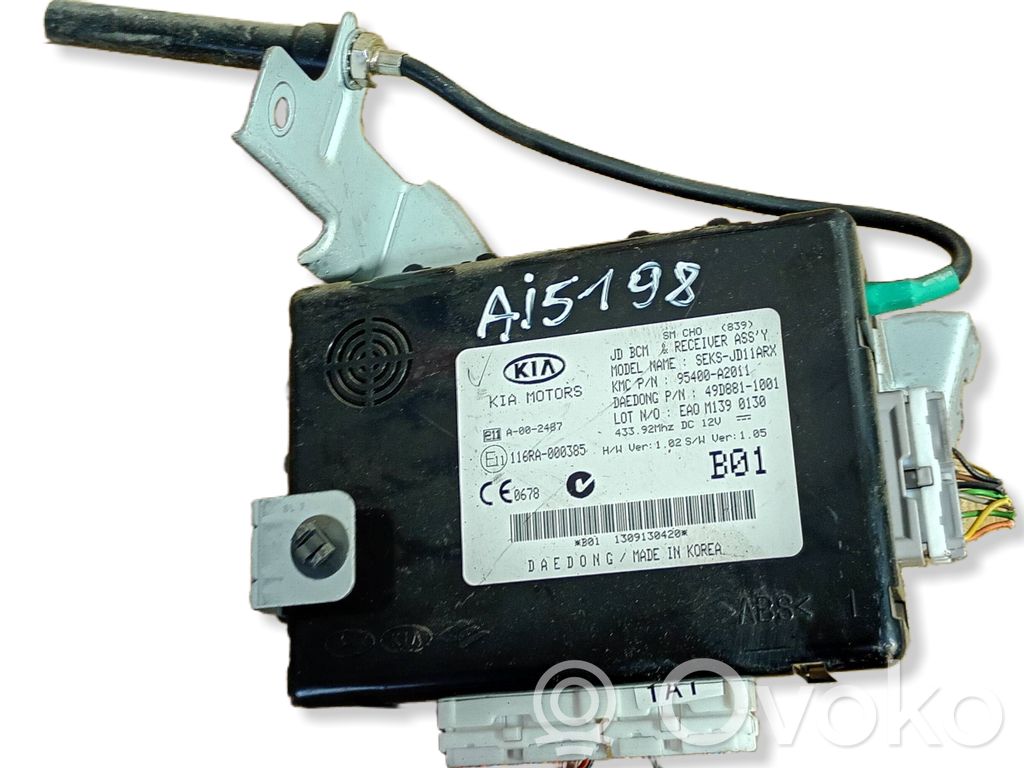 Engine control unit/module   95400A2011,116RA000385