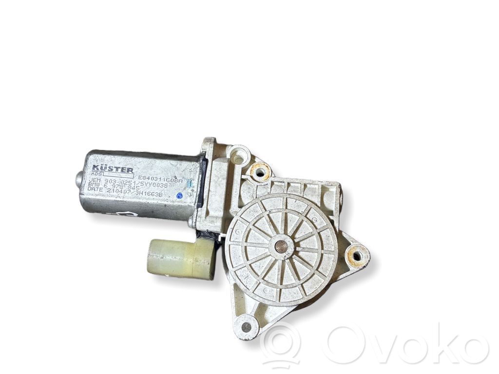 Front door window regulator with motor   6978845