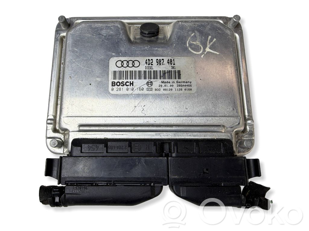 Engine control unit/module   4D2907401,28SA4466,0281010160