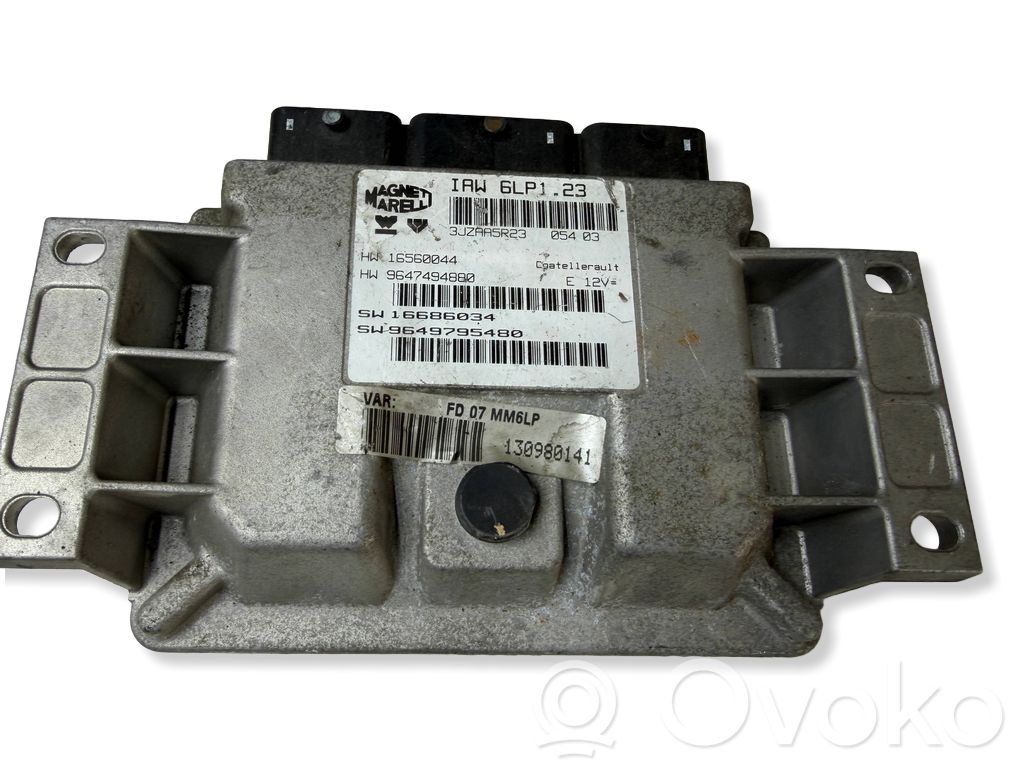 Engine control unit/module   9647494880,16560044,9649795480,16686034