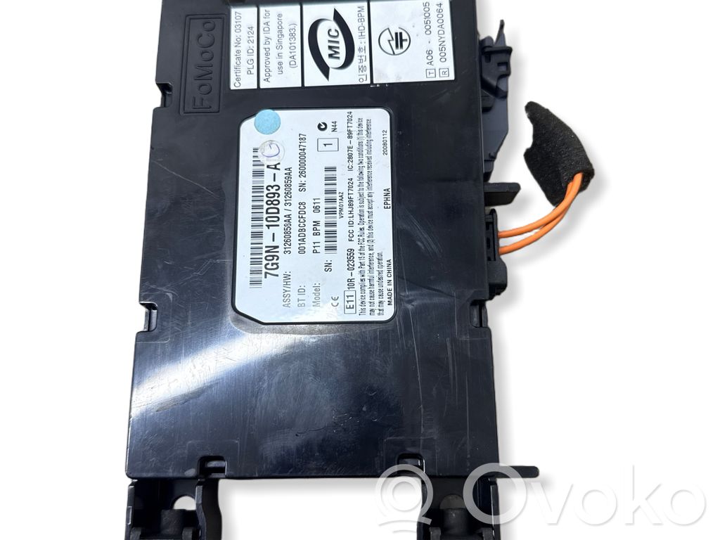 Unidad de control/módulo de bluetooth   7G9N10D893AD,31260859AA,31260858AA