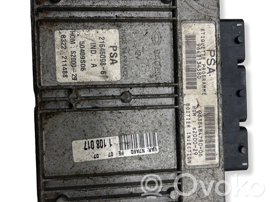 Citroen C3 Engine control unit/module 