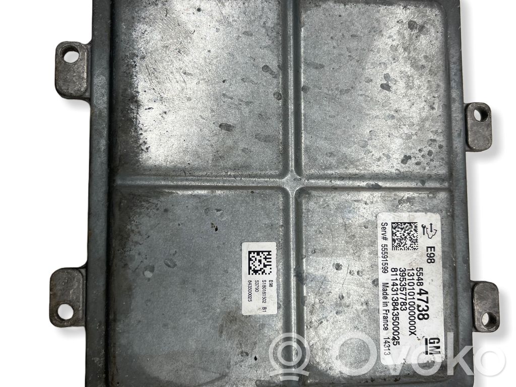 Opel Astra J Engine control unit/module 