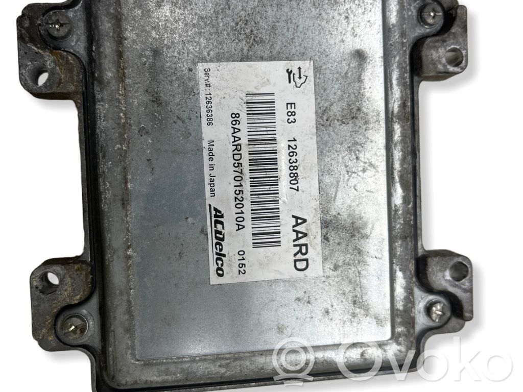 Sterownik / Moduł ECU   12638807,12636386,86AARD570152010A,0152