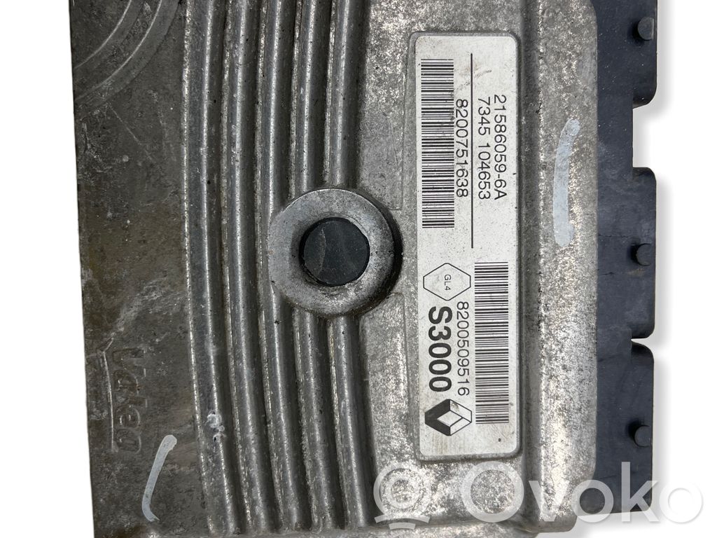Renault Clio III Dzinēja vadības bloks 