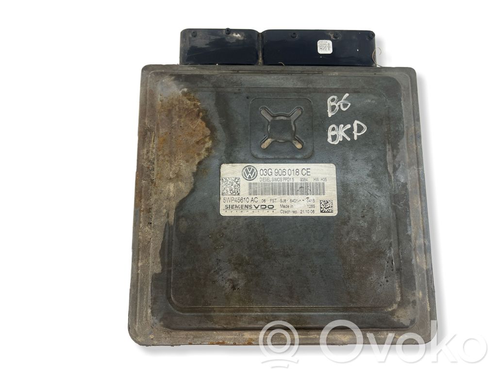 Engine control unit/module   03G906018CE,5WP45610AC