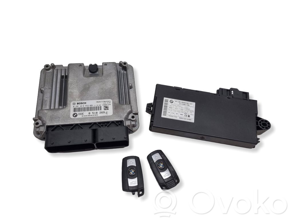 BMW 3 E90 E91 Kit centralina motore ECU e serratura 