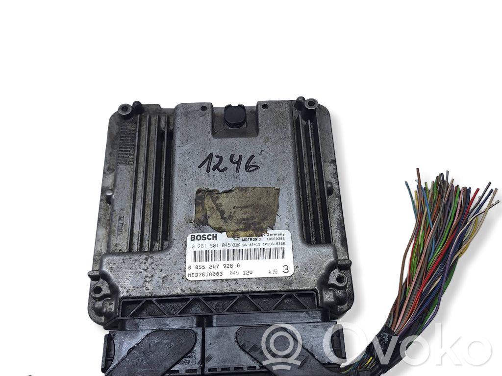 Engine control unit/module ECU   0261S01045,MED761A003,0055207928