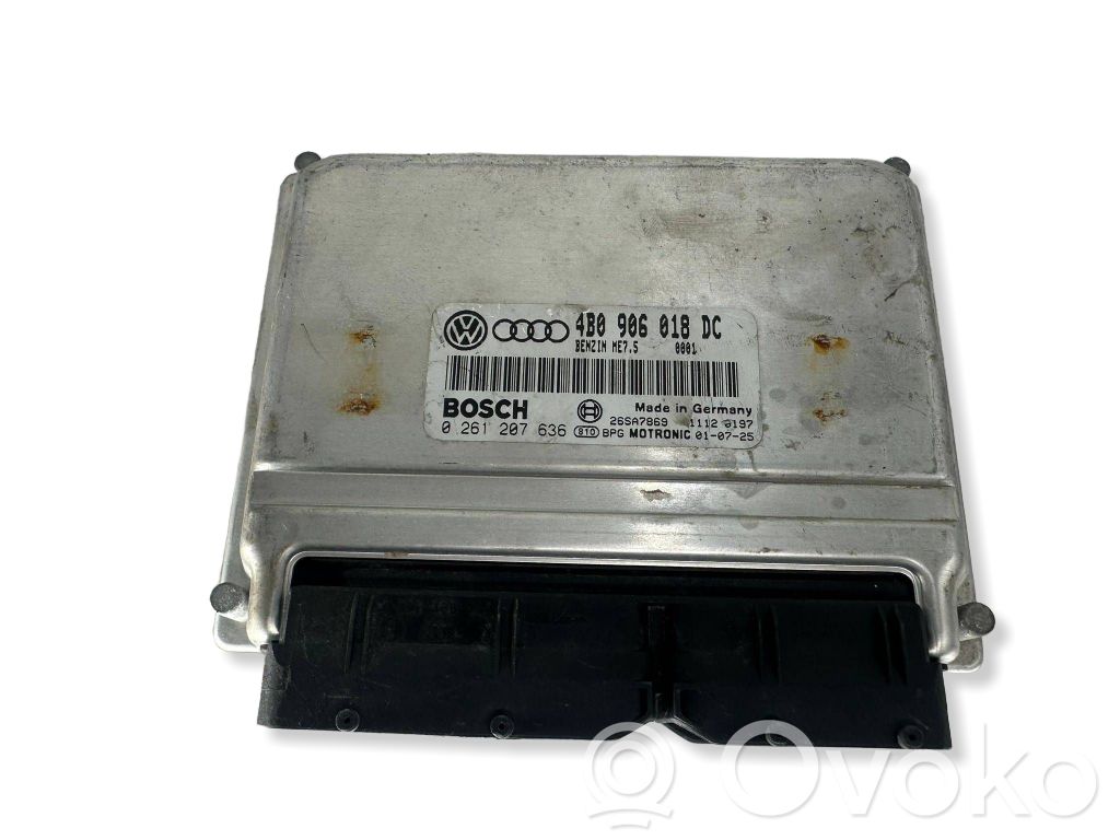 Engine control unit/module   4B0906018DC,26SA7869,0261207636