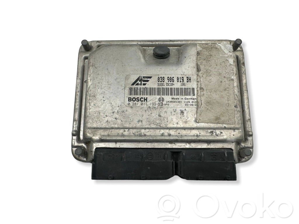 Engine control unit/module   038906019BH,1039S01355,0281011199