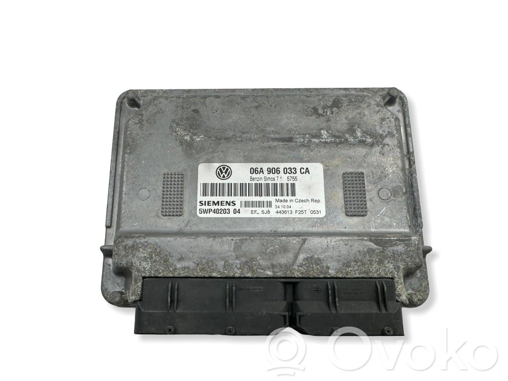 Engine control unit/module   06A906033CA,5WP4020304,715755