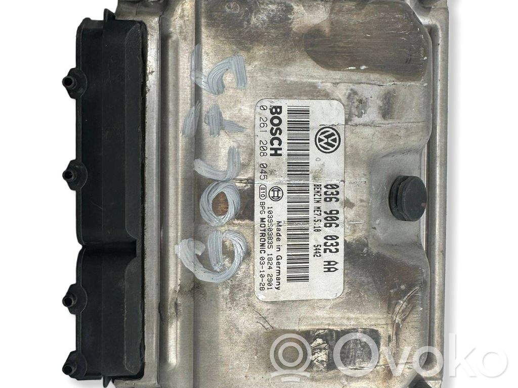 Engine control unit/module   036906032AA,1039S03835,0261208045