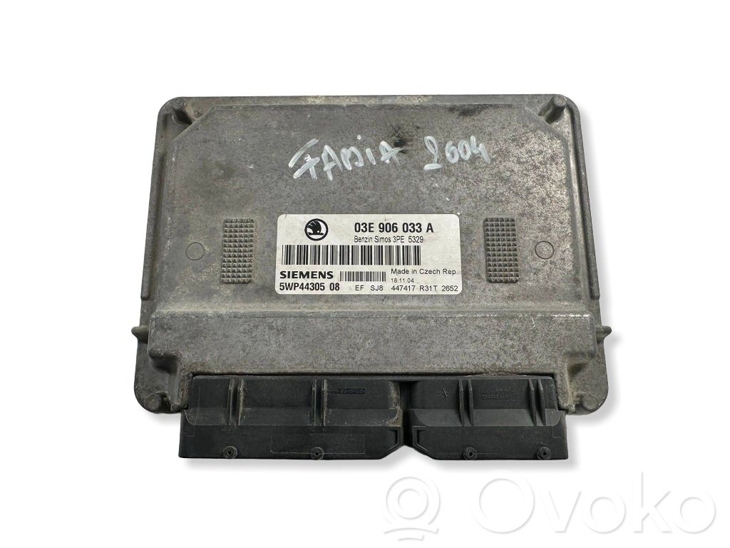 Engine control unit/module   03E906033A,3PE5329,5WP44305