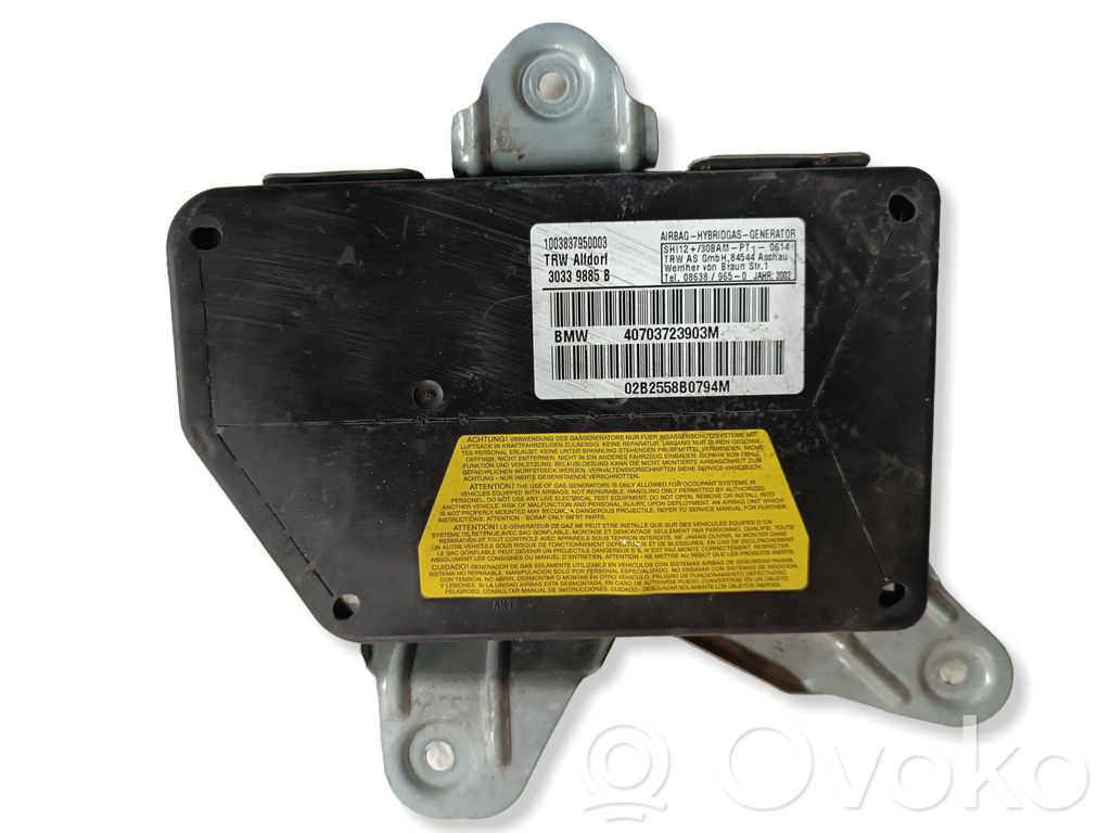 BMW 5 E39 Airbag portiera anteriore 