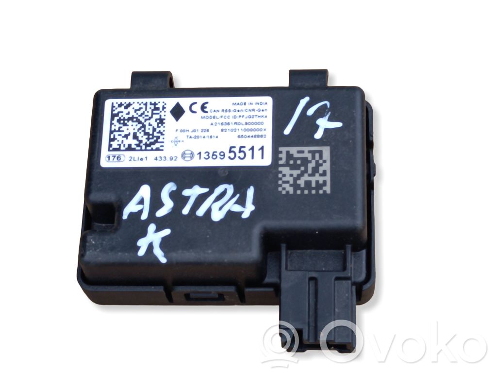 Opel Astra K Door central lock control unit/module 
