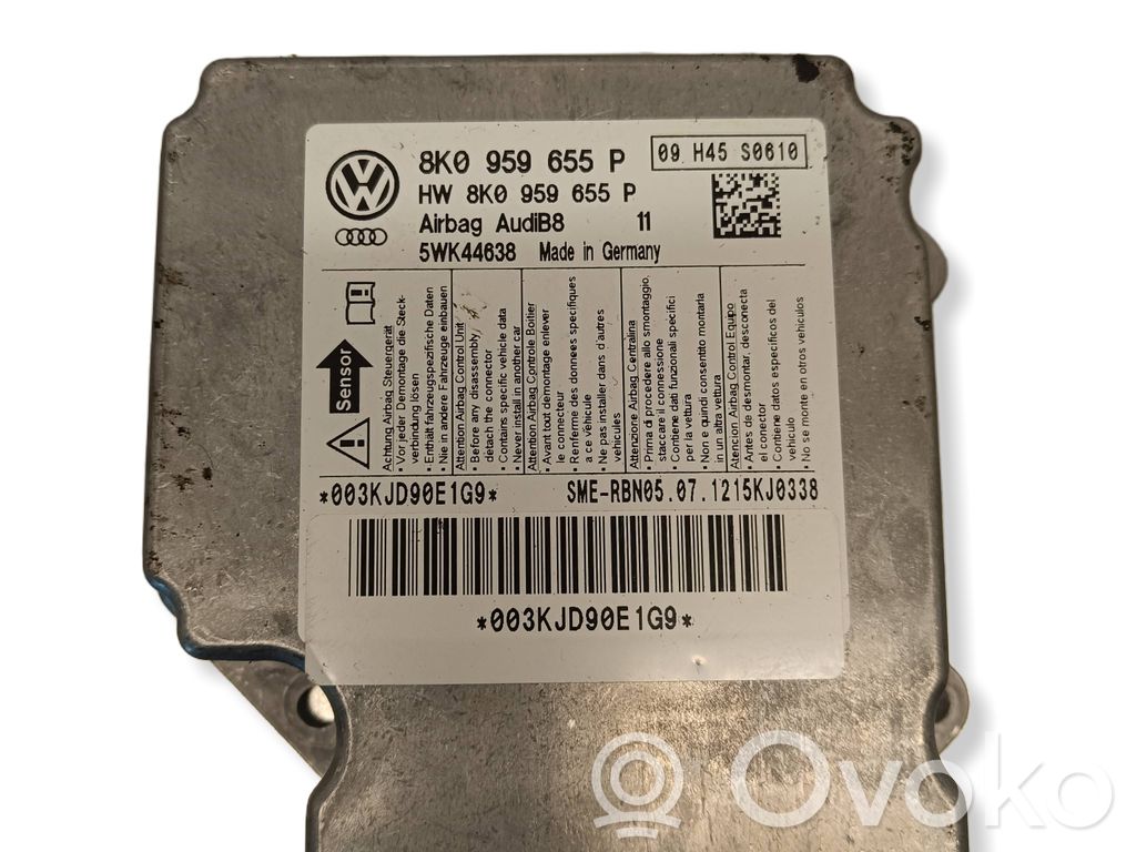 Audi A4 S4 B8 8K Airbag control unit/module 