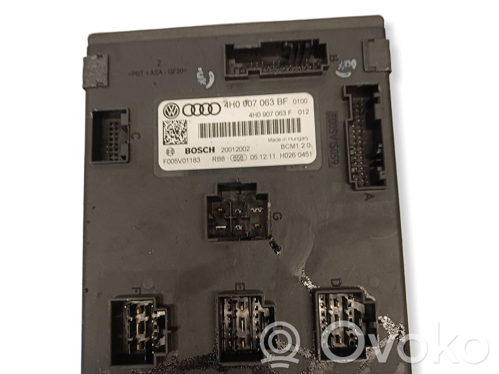 Audi A6 S6 C7 4G Mukavuusmoduuli 