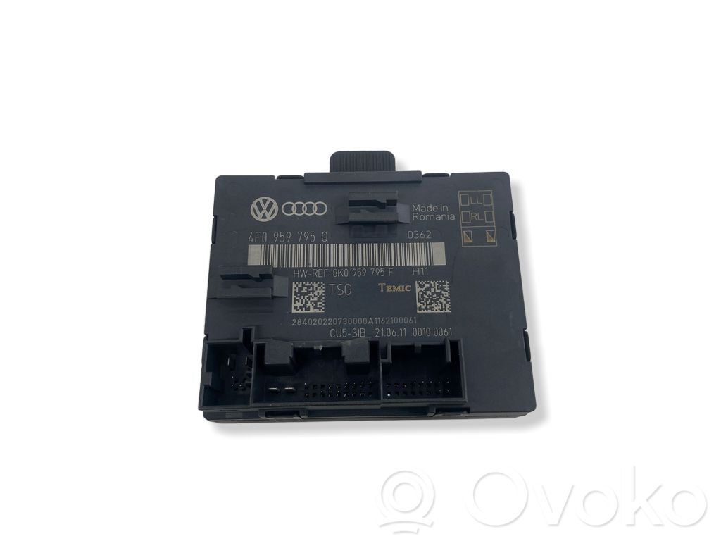 Audi A6 S6 C6 4F Door control unit/module 