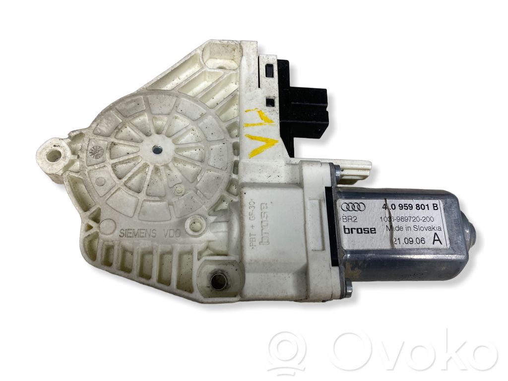 Audi Q7 4L Silnik regulatora szyby drzwi przednich 