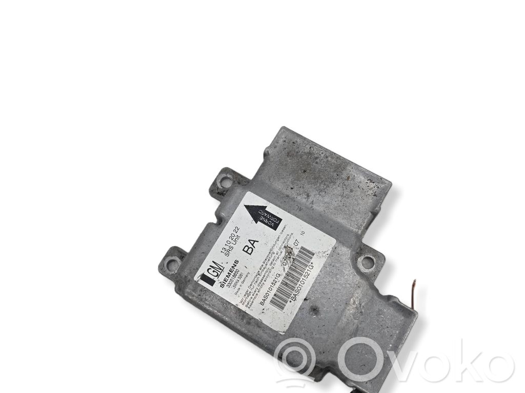 Opel Vectra C Airbag control unit/module 