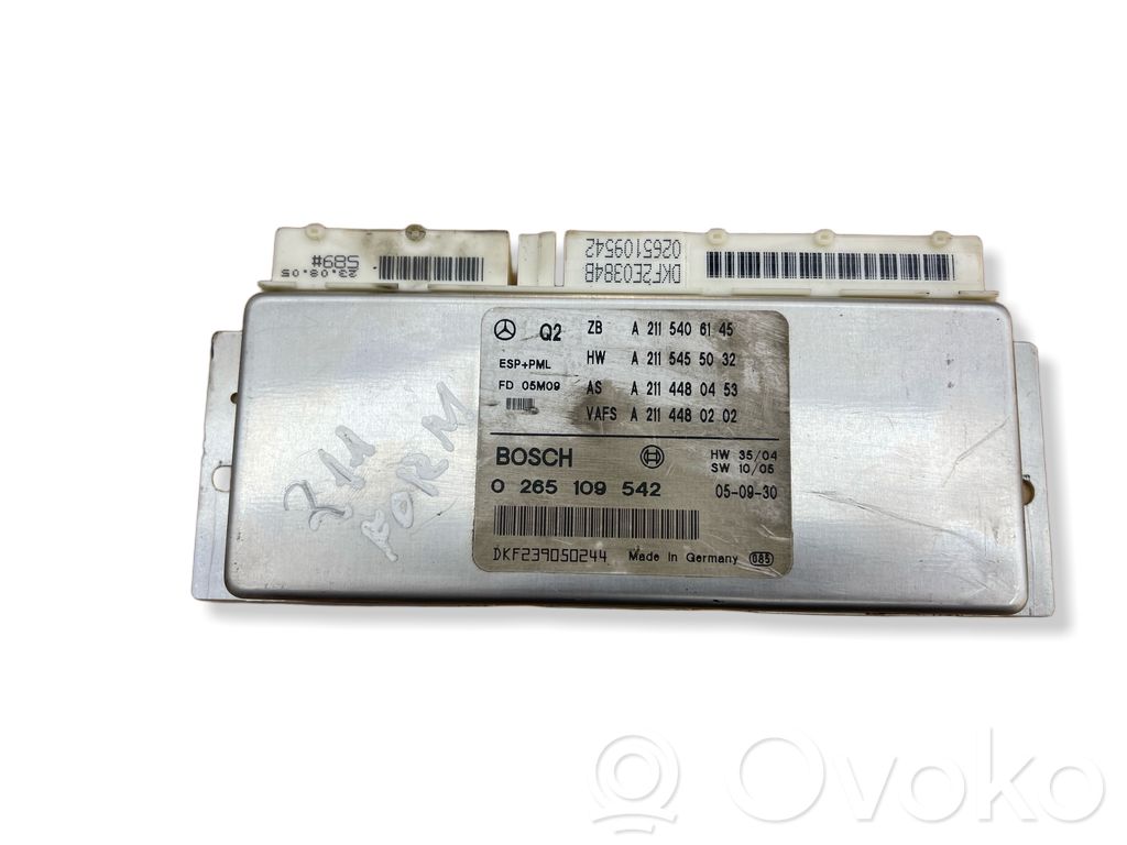 Mercedes-Benz E W211 ESP (stability system) control unit 