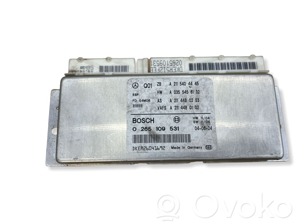 Mercedes-Benz E W211 ESP (stability system) control unit 