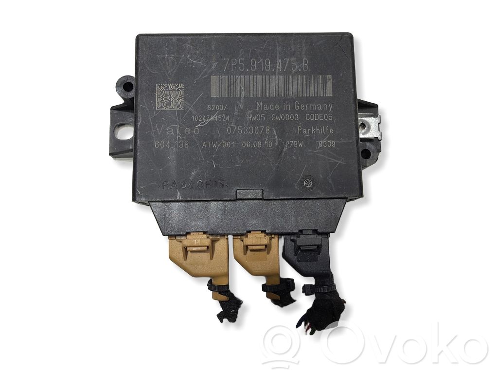 Parking PDC control unit/module   7P5919475B,1024704524,07533078,604138