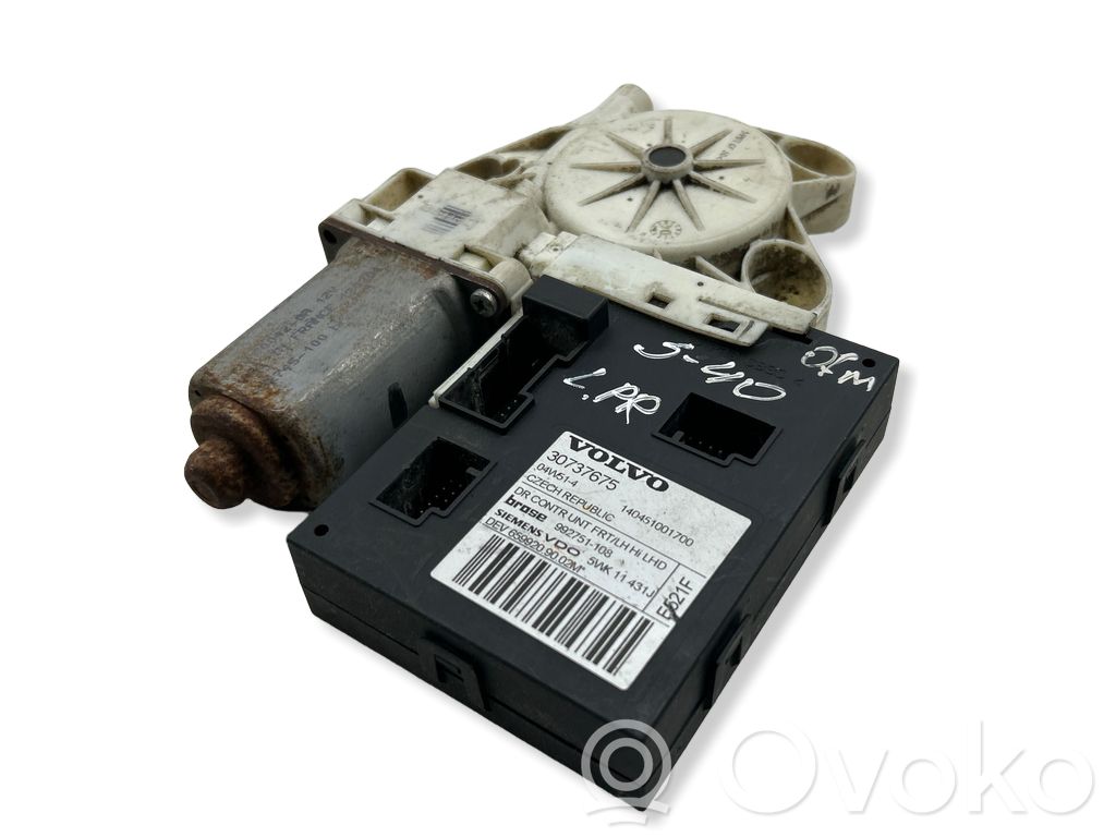 Volvo S40 Silnik regulatora szyby drzwi przednich 