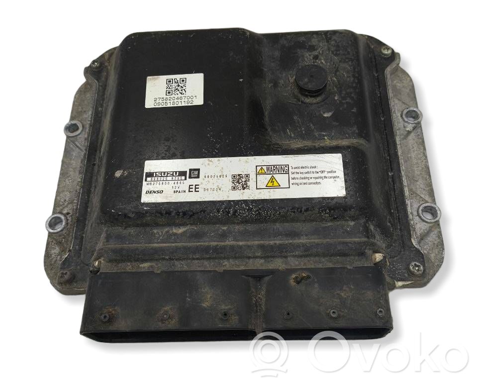 Unidad de control/módulo del motor   8980258295,MB2758004865