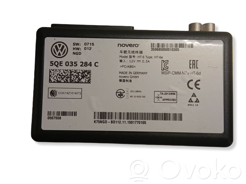 Volkswagen Golf VII Other control units/modules 