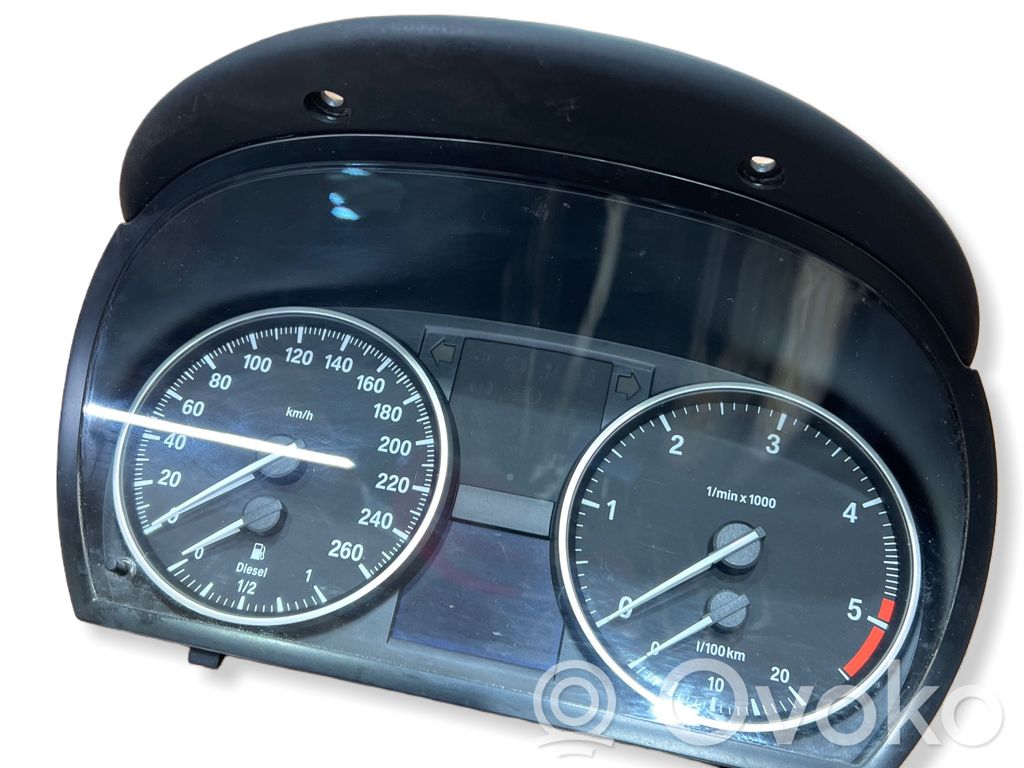BMW 3 E90 E91 Speedometer (instrument cluster) 