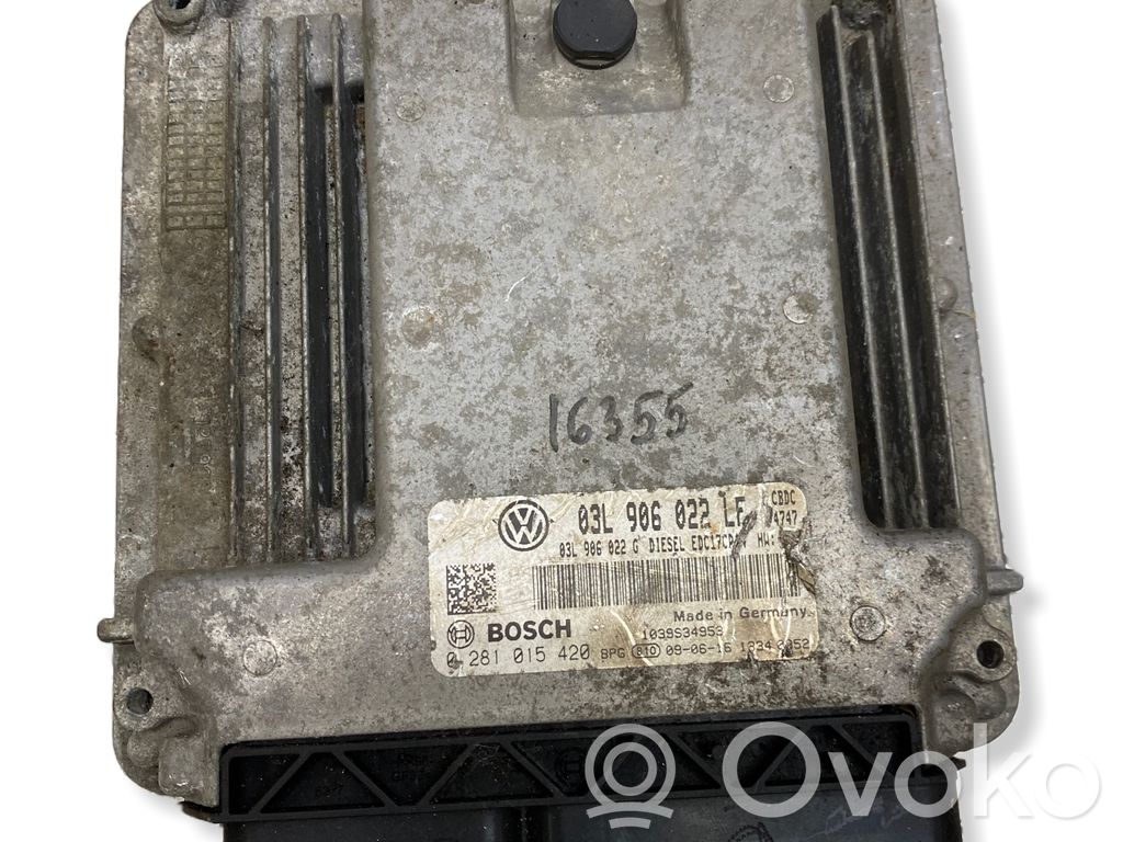 Volkswagen Golf VI Engine control unit/module 