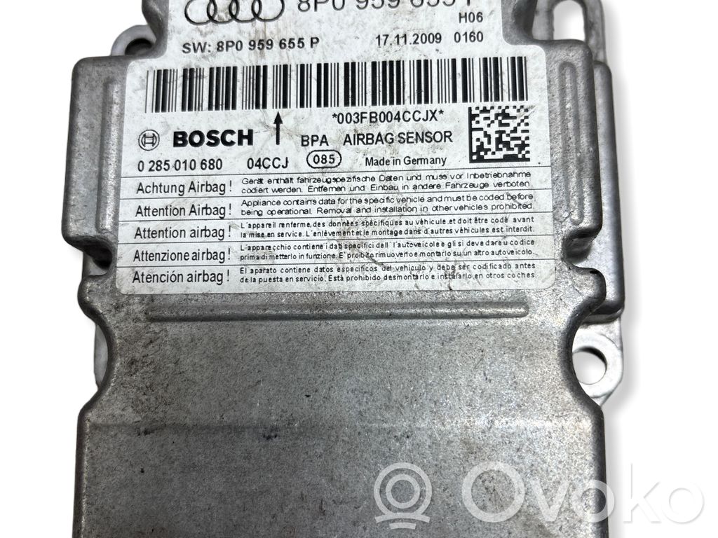 Audi A3 S3 8P Airbag control unit/module 