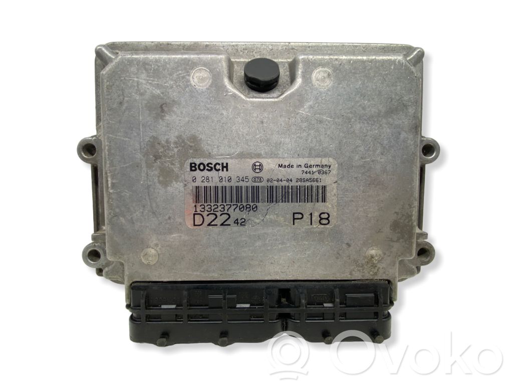 Engine control unit/module   1332377080,0281010345,28SA5661