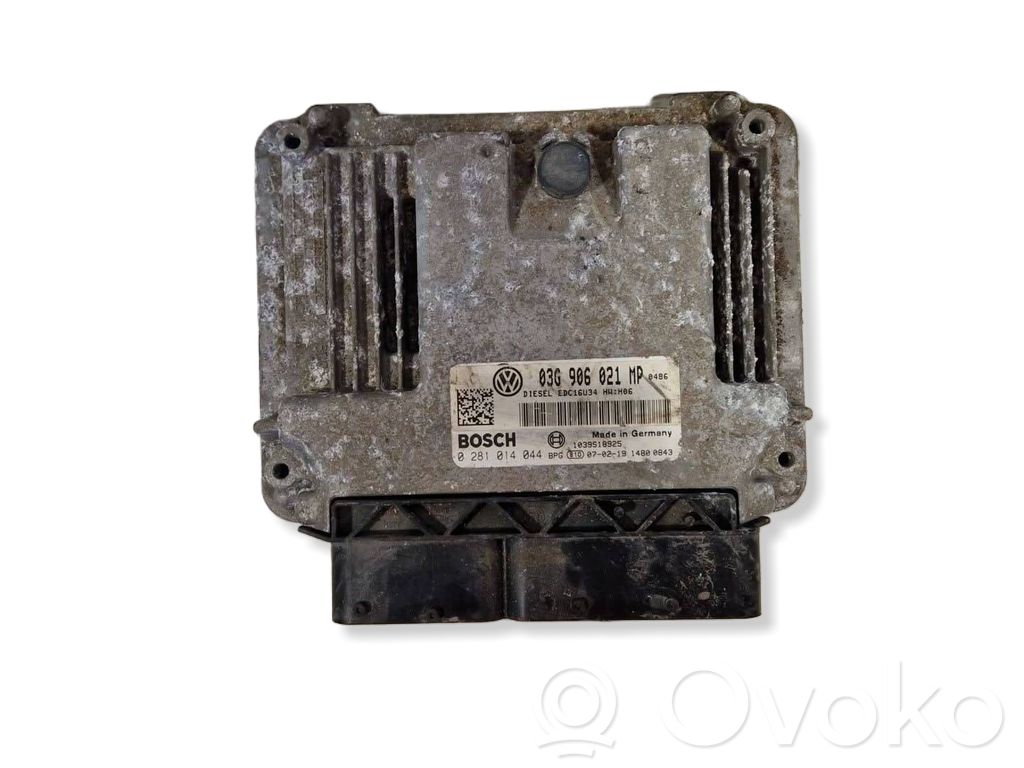 Engine control unit/module   0281014044,03G906021MP,1039S18925