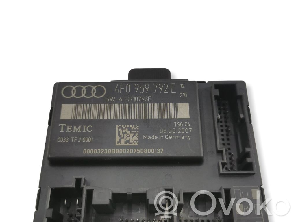 Unidad de control/módulo de la puerta   4F0959792E,4F0910793E,0033TFJ0001