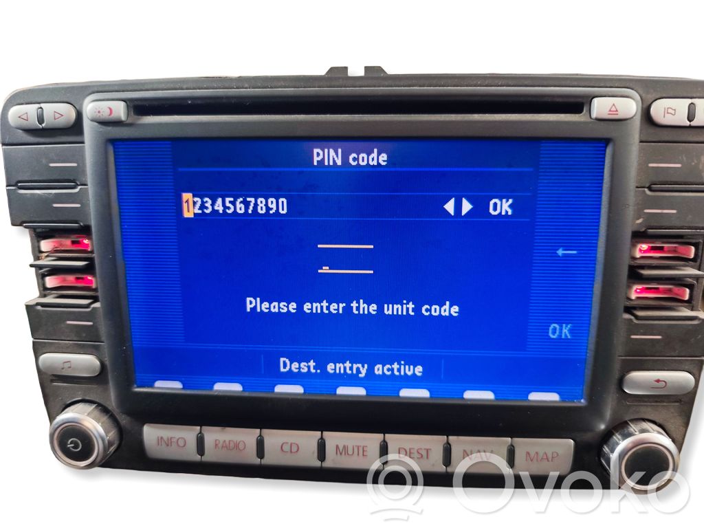 Volkswagen PASSAT B6 Panel / Radioodtwarzacz CD/DVD/GPS 