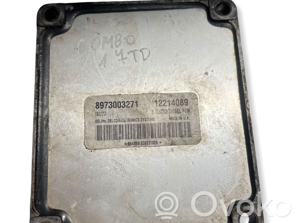 Opel Combo C Engine control unit/module 