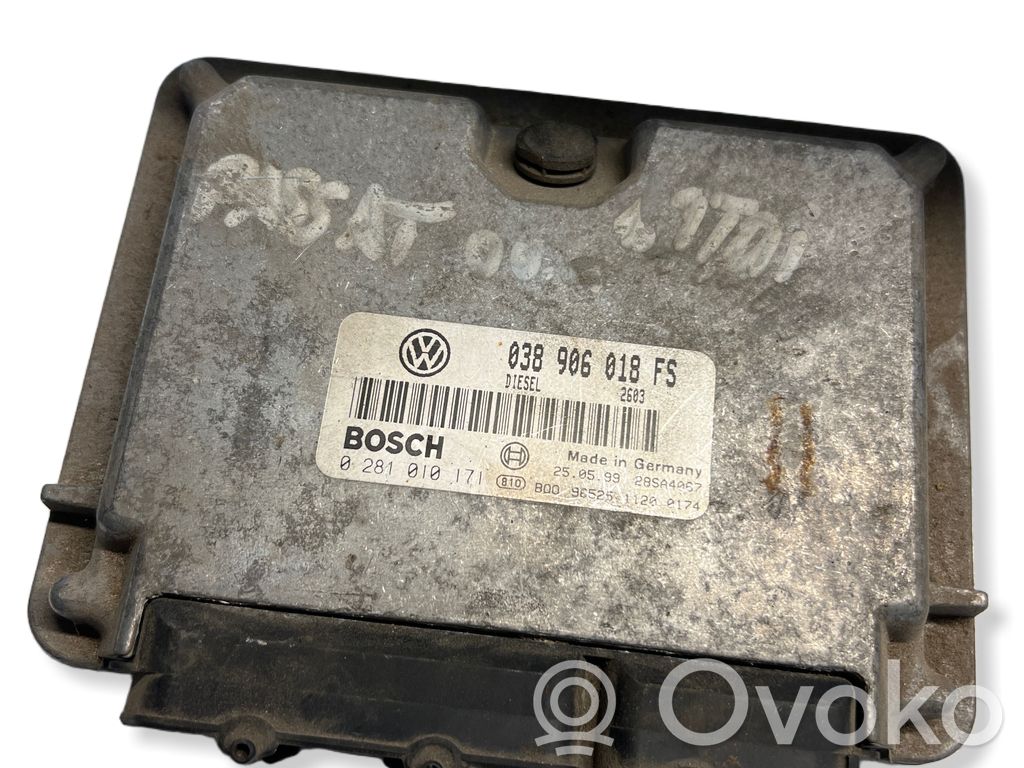 Engine control unit/module   038906018FS,28SA4067,0281010171