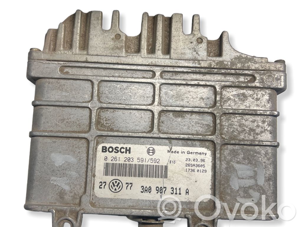 Engine control unit/module   0261203591,3A0907311A
