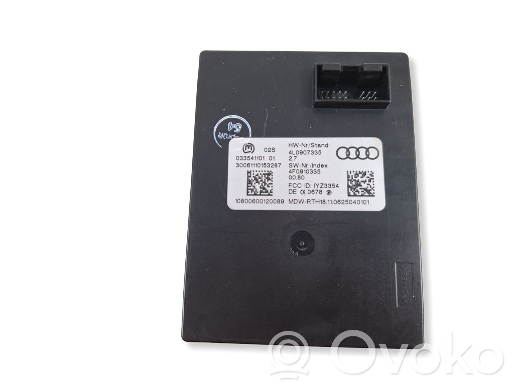 Audi Q7 4L Keyless (KESSY) go control unit/module 