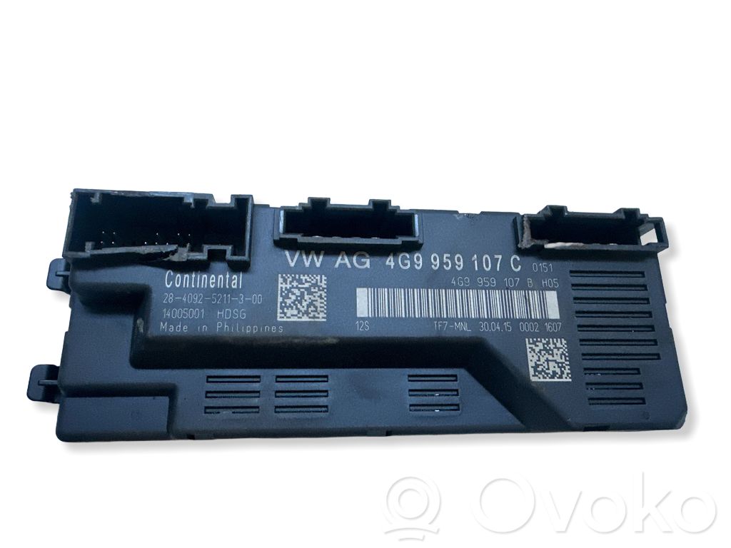Tailgate/trunk control unit/module   4G9959107C,4G9959107B