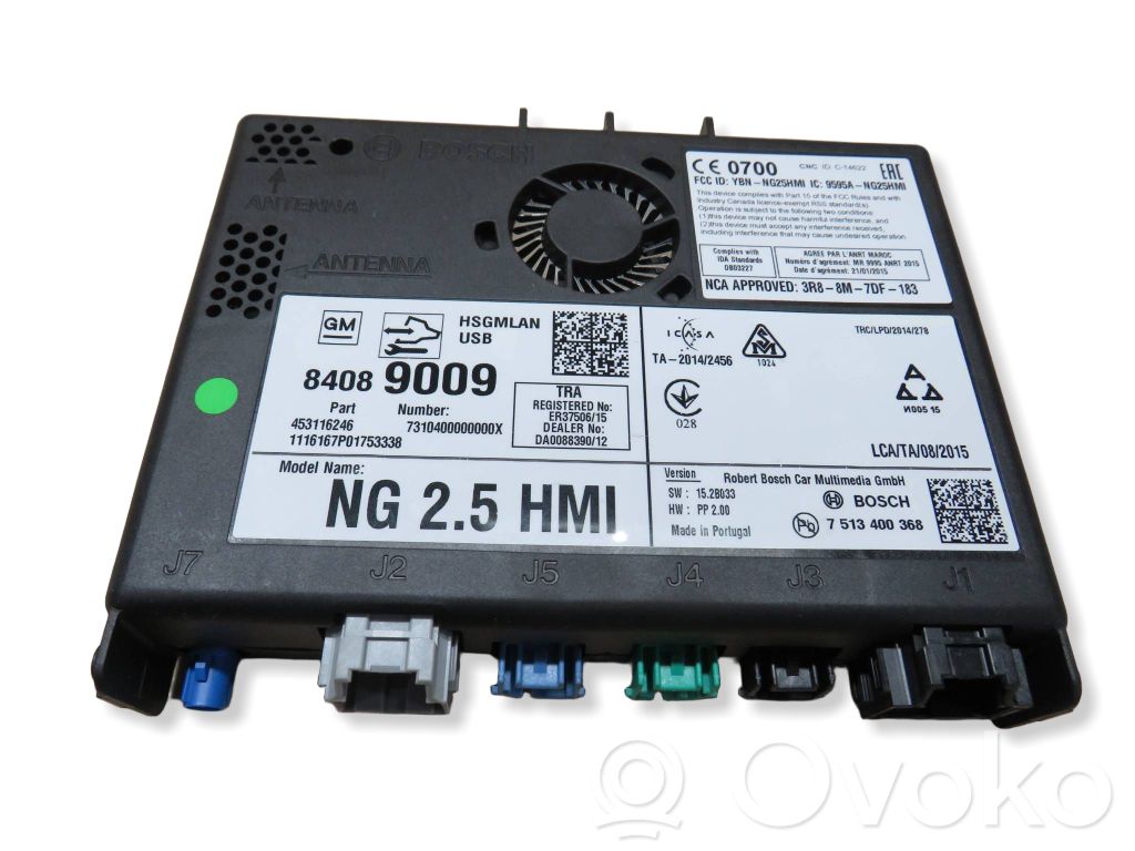 Opel Insignia A GPS navigation control unit/module 