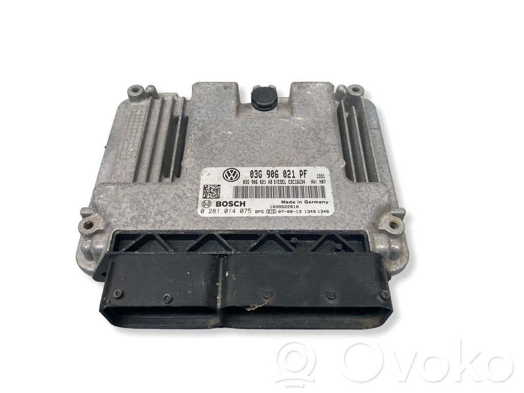 Volkswagen PASSAT B6 Engine control unit/module 
