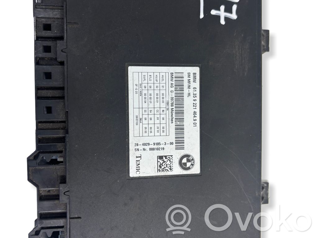 BMW 5 GT F07 Module de commande de siège 
