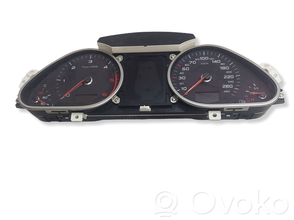 Audi A6 S6 C6 4F Tachimetro (quadro strumenti) 