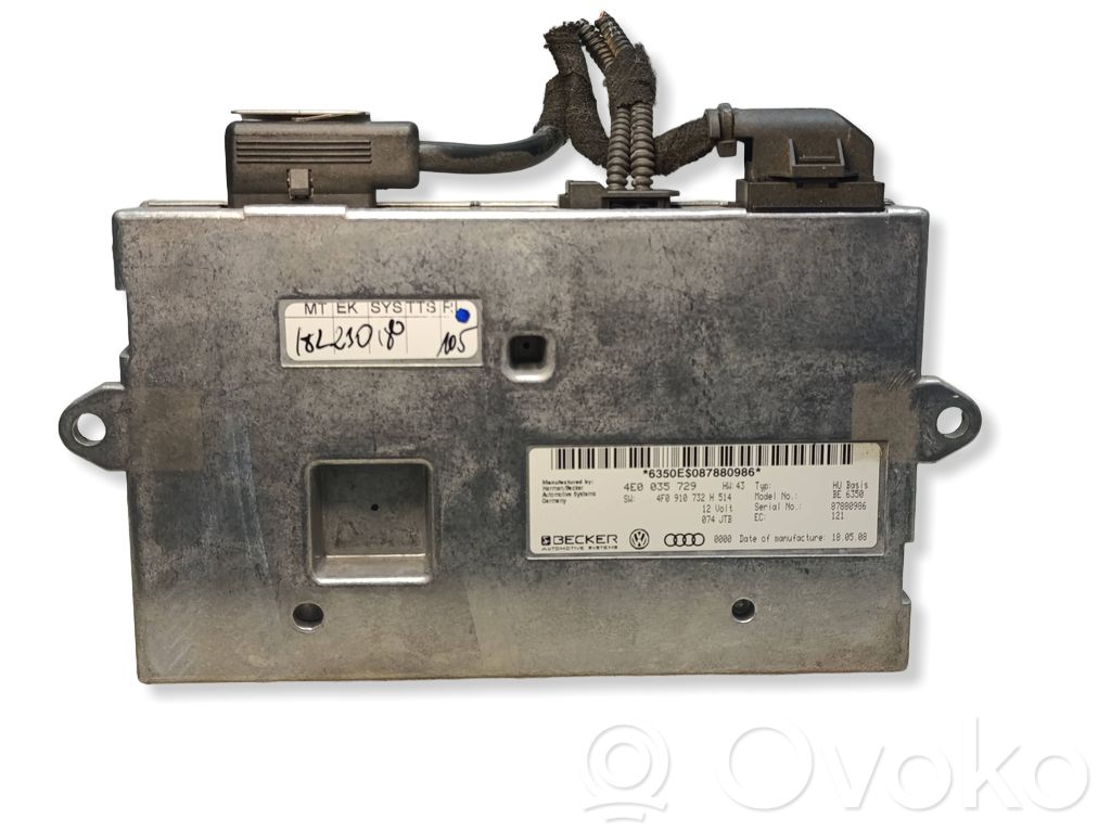Audi A6 S6 C6 4F MMI control unit 