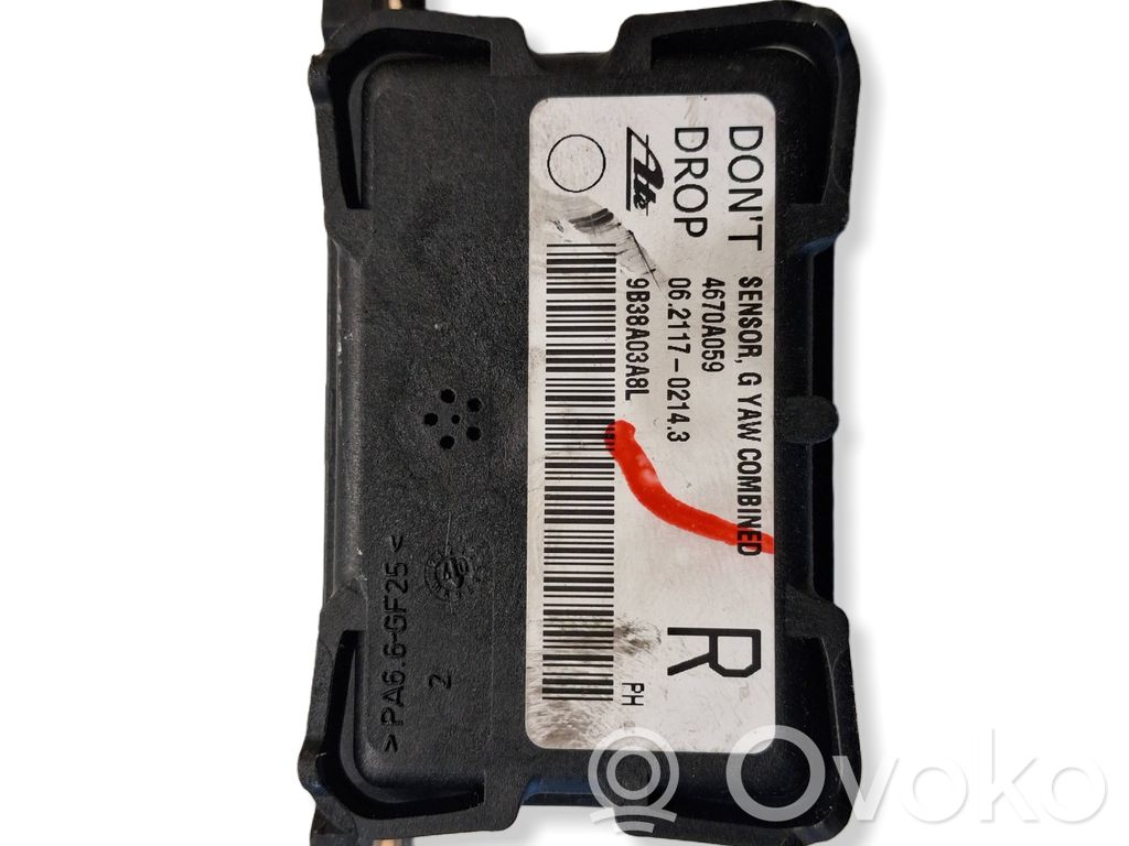 Mitsubishi Lancer Evolution X ESP acceleration yaw rate sensor 