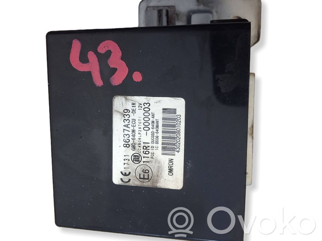 Keyless (KESSY) go control unit/module   G8D640MECU,8637A339