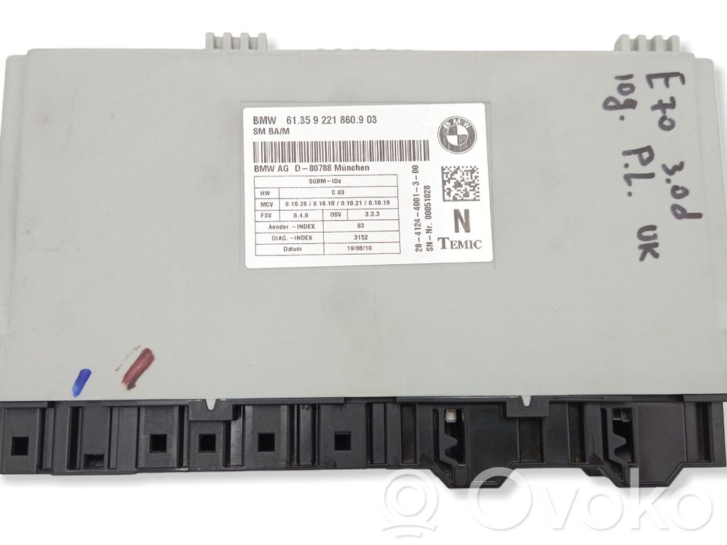 BMW X5 E70 Seat control module 